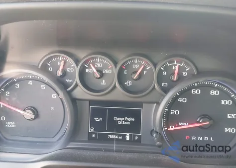 2020 Chevrolet Silverado 1500 2Wd Short Bed Custom z USA, uszkodzony, nr VIN 1GCPWBEH3LZ187144